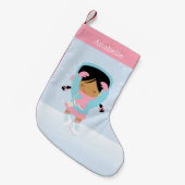 Klein figuur Skater aangepast Kleine Kerstsok (Voorkant (Hangend))