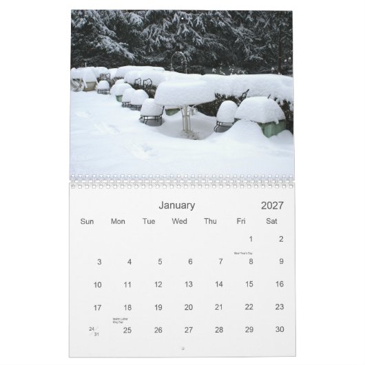 klein formaat Martha Lewis: Plaatsen in het voorja Kalender (Jan 2027)