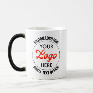 Klein formaat tekst Promotionele Logo Warmte veran Magische Mok