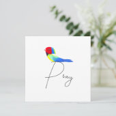 Klein Gebeds Vogel (Staand voorkant)