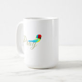 Klein Gebeds Vogeltje  Koffiemok (Voorkant links)