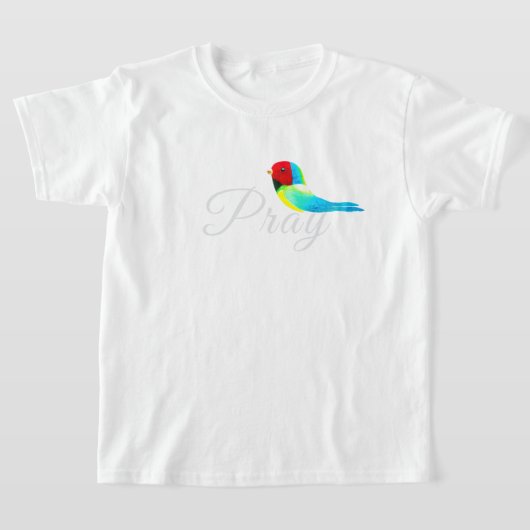 Klein Gebeds Vogeltje T-shirt (Laagn)
