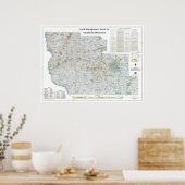 Klein | Gebieden met landbeheer in de zuidwestelij Poster (Keuken)