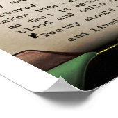 klein gedicht poster (Hoek)