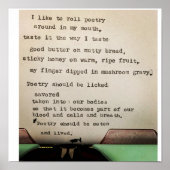 klein gedicht poster (Voorkant)