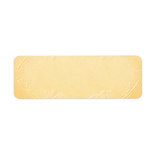 Klein geel Apothecair label