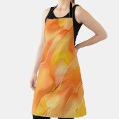 Klein geel en veel sinaasappel schort (Insitu)