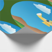 Klein geel papier voor het oppakken van planken