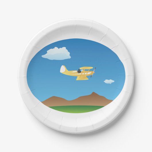 Klein geel vlak papieren bordje (Voorkant)