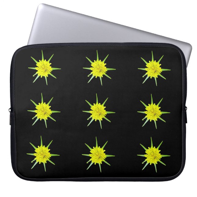 Klein Geitebaard Wilde Bloem Laptop Hoes (Voorkant)