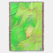 Klein gekookt kalkgroen? deken (Voorkant Verticaal)