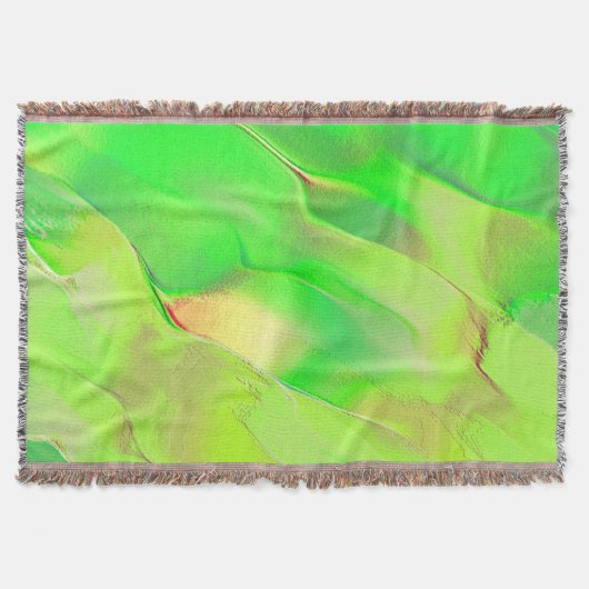 Klein gekookt kalkgroen? deken (Voorkant)