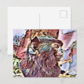 KLEIN GELD BRIEFKAART (Voorkant / Achterkant)