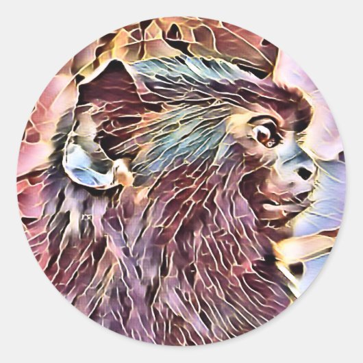 KLEIN GELD RONDE STICKER (Voorkant)