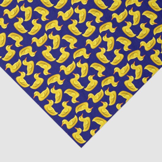 Klein gele rubberopvulpapier tissuepapier (Detail)