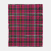 Klein geruit patroon fleece deken (Voorkant)