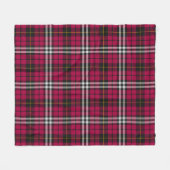 Klein geruit patroon fleece deken (Voorkant (Horizontaal))