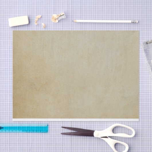 Klein getextureerd oud beige beige geperkampapier tissuepapier (Craft)