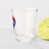Klein glas shooter liefdesontwerp (Rechts)
