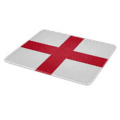 Klein glazen snijbord met Engelstalige vlag Snijplank (Hoek)