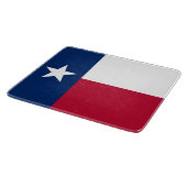 Klein glazen snijbord met Texas vlag Snijplank (Hoek)