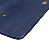 Klein glazen snijbord met vlag van Alaska Snijplank (Hoek)