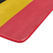 Klein glazen snijbord met vlag van België Snijplank (Hoek)