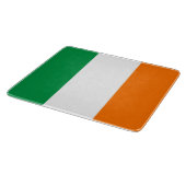 Klein glazen snijbord met vlag van Ierland Snijplank (Hoek)