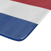Klein glazen snijbord met vlag van Nederland Snijplank (Hoek)
