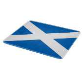 Klein glazen snijbord met vlag van Schotland Snijplank (Hoek)