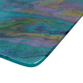 Klein glazen snijvlak snijplank (Hoek)