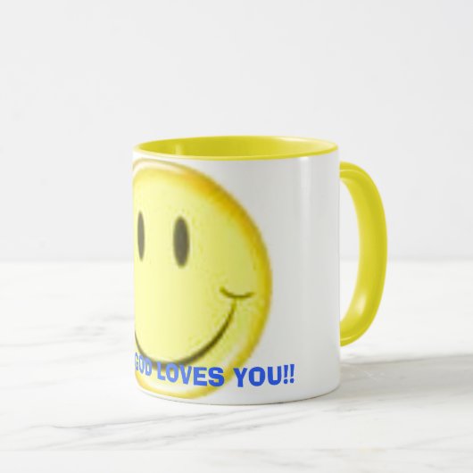 KLEIN! GOD HOUDT VAN JE! MOK (Voorkant rechts)