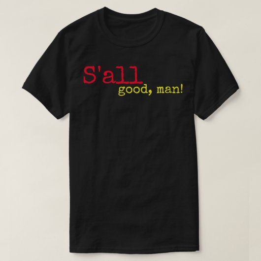 Klein goed man t-shirt (Design voorkant)