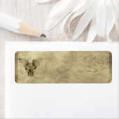 Klein Gotisch Gargoyle Apothecary Label (Insitu)