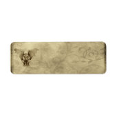 Klein Gotisch Gargoyle Apothecary Label (Voorkant)