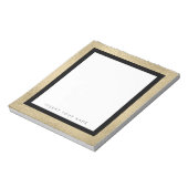 Klein goudvet en zwart Notitieblok 5,5 x 6 inch (Linkerzijde)