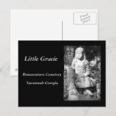 Klein gracie in Bonaventure begraafplaats Briefkaart (Voorkant / Achterkant)