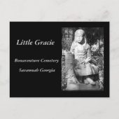 Klein gracie in Bonaventure begraafplaats Briefkaart (Voorkant)