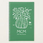 Klein-groen-dagplan Planner (Voorkant)