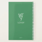 Klein-groen-dagplan Planner (Achterkant)