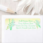 Klein groen en geel etiket (Insitu)