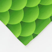 Klein Groen Vissegelingspatroon Fleece Deken (Hoek)
