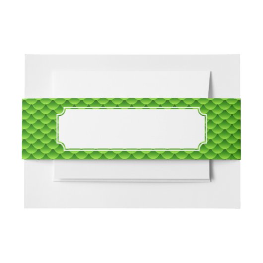 Klein Groen Vissegelingspatroon Uitnodigingen Wikkel (Voorkant Voorbeeld)