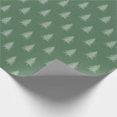 KLEIN GROENE CHRISTMAS TREE PATROON WRAPPINGPAPIER CADEAUPAPIER (Hoek)
