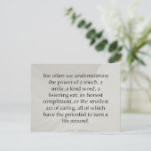 Klein handwerk briefkaart (Staand voorkant)