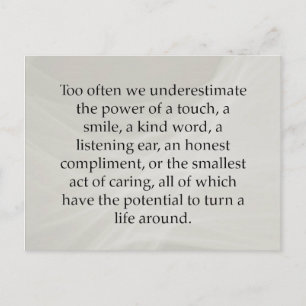 Klein handwerk briefkaart