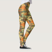 Klein Hawaïaans Landschap Groen Leggings (Rechts)