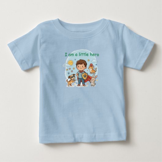 Klein helden T-shirt (Voorkant)