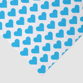 Klein, helder, blauw, beeldschermpapier tissuepapier (Detail)