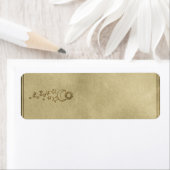 Klein hemelapotheeklabel etiket (Insitu)